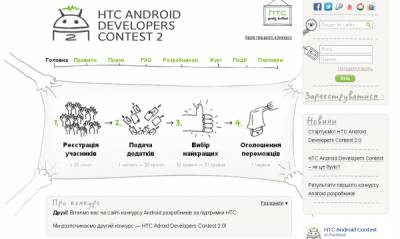 В Украине начался второй конкурс HTC Android Developers Contest
