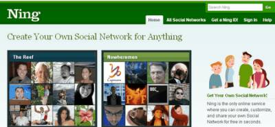 Ning - создание социальной сети