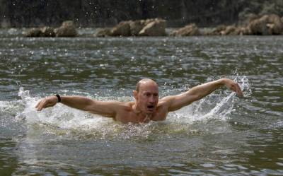 Отдых Путина в Туве