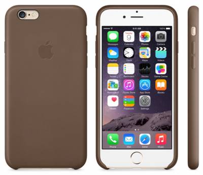 Чехлы для iPhone 6 - Apple выпустила кожаные и силиконовые кейсы
