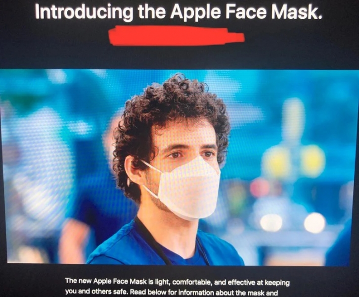 
            Apple разработала два типа масок для защиты от коронавируса
    