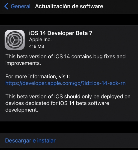 Вышла iOS 14 beta 7 для разработчиков. Что нового