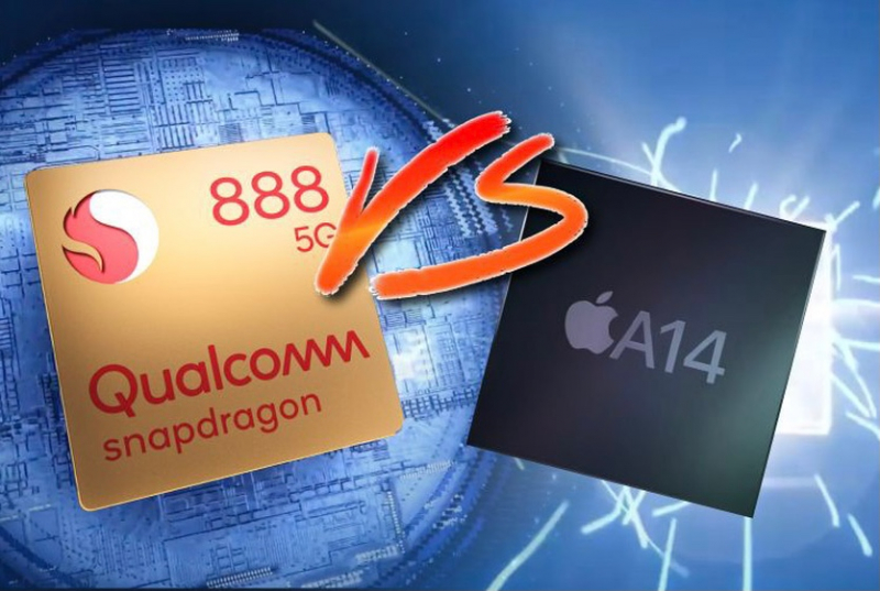 Процессор Snapdragon 888 ещё не вышел, а Apple A14 уже обогнал его по производительности
