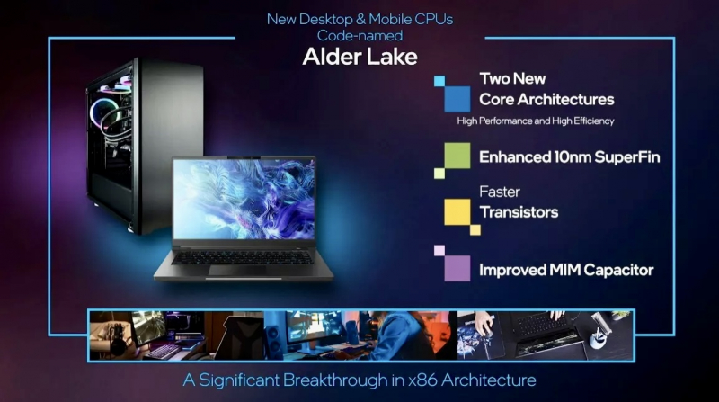 Intel показала процессор следующего поколения Alder Lake в работающем ПК