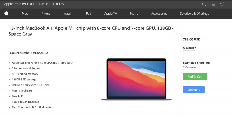 
            Apple выпустила ещё один MacBook на процессоре M1, но не для всех
    